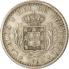 Monnaie, Portugal, Carlos I, 100 Reis, 1900, TTB, Copper-nickel, KM:546