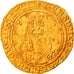 Duchy of Aquitaine, Richard II, Hardi d'or, 1377-1390, Bordeaux, Dourado