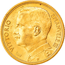 Włochy, Vittorio Emanuele III, 20 Lire, 1912, Rome, Złoto, AU(50-53)