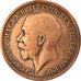 Monnaie, Grande-Bretagne, George V, 1/2 Penny, 1916, TB+, Bronze, KM:809