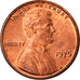 Coin, United States, Lincoln Cent, 1975, Philadelphia, AU(55-58), Brass