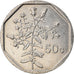 Moneta, Malta, 50 Cents, 2001, AU(50-53), Miedź-Nikiel, KM:98