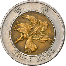 Coin, Hong Kong, Elizabeth II, 10 Dollars, 1994, EF(40-45), Bi-Metallic, KM:70