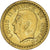 Munten, Monaco, Louis II, Franc, 1943, PR, Aluminum-Bronze, KM:120A, Gadoury:MC