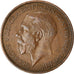 Monnaie, Grande-Bretagne, George V, 1/2 Penny, 1920, TTB, Bronze, KM:809