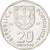 Moneda, Portugal, 20 Escudos, 1987, SC, Cobre - níquel, KM:634.1