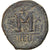 Maurice Tiberius, Follis, 594-595, Antioch, Brązowy, VF(30-35), Sear:533