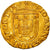Portugal, João III, 1/2 São Vicente, 1555-1557, Lisbon, Gold, AU(50-53)