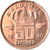 Moneta, Belgio, Baudouin I, 50 Centimes, 1990, FDC, Bronzo, KM:148.1
