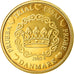 Danimarca, 10 Euro Cent, 2002, unofficial private coin, SPL, Ottone