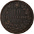 Münze, Italien, Vittorio Emanuele II, 10 Centesimi, 1867, Naples, S, Kupfer