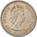 Moneta, Hong Kong, Elizabeth II, Dollar, 1960, VF(30-35), Miedź-Nikiel, KM:31.1