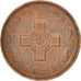 Coin, Malta, Cent, 1972, EF(40-45), Bronze, KM:8