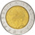 Moneta, Włochy, 500 Lire, 1993, AU(50-53), Bimetaliczny, KM:160