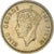 Moeda, Hong Kong, George VI, 50 Cents, 1951, EF(40-45), Cobre-níquel, KM:27.1