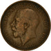 Monnaie, Grande-Bretagne, George V, 1/2 Penny, 1912, TB, Bronze, KM:809