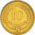 Moneda, Chile, 10 Centesimos, 1970, Santiago, MBC, Aluminio - bronce, KM:191