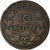 Coin, Greece, George I, 10 Lepta, 1869, Strassburg, VF(30-35), Copper, KM:43