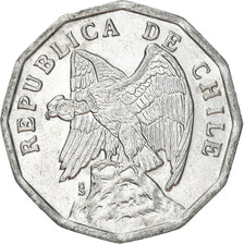 Coin, Chile, 10 Centavos, 1978, Santiago, EF(40-45), Aluminum, KM:205a