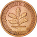 Monnaie, République fédérale allemande, Pfennig, 1980, Munich, TTB, Copper