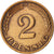Coin, GERMANY - FEDERAL REPUBLIC, 2 Pfennig, 1962, Munich, EF(40-45), Bronze
