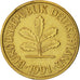 Monnaie, République fédérale allemande, 5 Pfennig, 1991, Munich, TTB, Brass