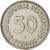 Moneta, Niemcy - RFN, 50 Pfennig, 1974, Hamburg, AU(50-53), Miedź-Nikiel