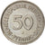 Moneta, Niemcy - RFN, 50 Pfennig, 1991, Hamburg, EF(40-45), Miedź-Nikiel