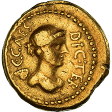 Julius Caesar, Aureus, 45 BC, Rome, Złoto, VF(30-35), RPC:475/1
