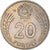 Münze, Ungarn, 20 Forint, 1989