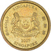 Monnaie, Singapour, 5 Cents, 2007