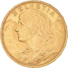 Moneta, Svizzera, 20 Francs, 1897, Bern, SPL, Oro, KM:35.1