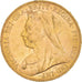 Moneda, Gran Bretaña, Victoria, Sovereign, 1900, EBC+, Oro, KM:785