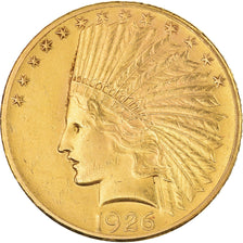 Moneta, Stati Uniti, Indian Head, $10, Eagle, 1926, Philadelphia, SPL-, Oro