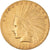 Moneda, Estados Unidos, Indian Head, $10, Eagle, 1913, Philadelphia, MBC, Oro