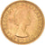 Coin, Great Britain, Elizabeth II, Sovereign, 1957, London, MS(63), Gold, KM:908