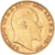 Moneda, Gran Bretaña, Edward VII, 1/2 Sovereign, 1910, MBC, Oro, KM:804