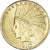 Moneda, Estados Unidos, Indian Head, $10, Eagle, 1910, San Francisco, EBC, Oro