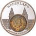 Países Bajos, medalla, European Currencies, SC, Plata chapada en cobre