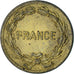 Moneda, Francia, France Libre, 2 Francs, 1944, Philadelphia, MBC, Latón, KM:905