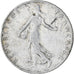 Moneda, Francia, Semeuse, 50 Centimes, 1915, Paris, MBC, Plata, KM:854