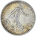 Moneda, Francia, Semeuse, Franc, 1916, Paris, BC+, Plata, KM:844.1, Gadoury:467