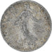 Moneda, Francia, Semeuse, 50 Centimes, 1916, Paris, MBC, Plata, KM:854