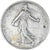 Moneda, Francia, Semeuse, 2 Francs, 1915, Paris, MBC+, Plata, KM:845.1