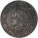 Moneda, Francia, Cérès, 2 Centimes, 1889, Paris, MBC, Bronce, KM:827.1