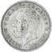 Gran Bretaña, George V, 6 Pence, 1933, MBC, Plata, KM:832