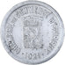 Monnaie, France, Chambre de commerce d'Evreux, 25 Centimes, 1921, SUP, Aluminium
