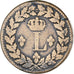 Moneda, Francia, Louis XVIII, Decime, 1815, Strasbourg, BC+, Bronce, KM:701