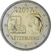 Luxemburgo, 2 Euro, 2017, MS(63), Bimetálico