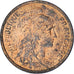 Moeda, França, Dupuis, 2 Centimes, 1919, Paris, EF(40-45), Bronze, KM:841
